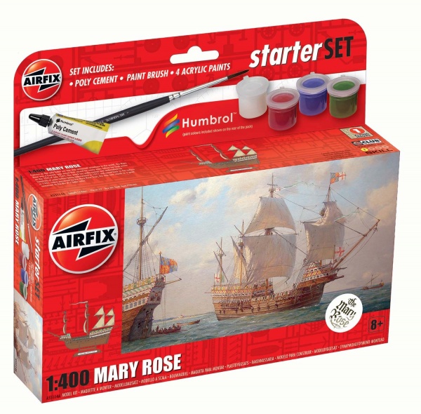Airfix A55114A 1:400 Mary Rose Small Starter Set