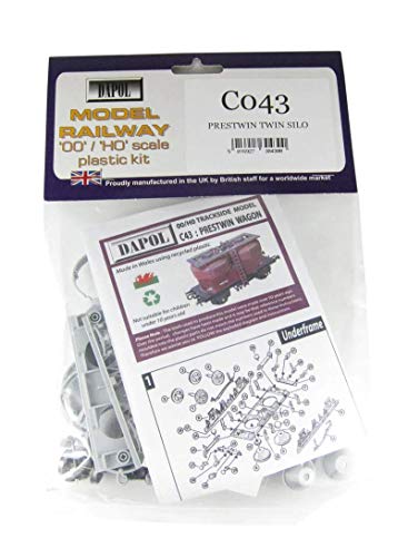 Dapol C043 20ton Twin Silo Cement Wagon Kit OO Gauge