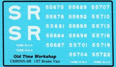 CMR095-SR 15T Brake Van Transfers