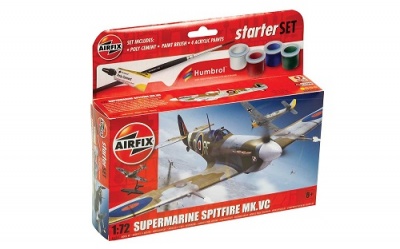 Airfix A55001 1:72 Supermarine Spitfire Mk.Vc Small Starter Set