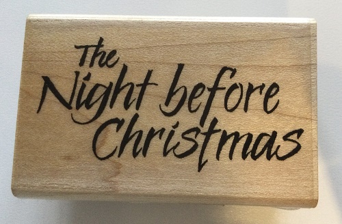 Penny Black 2224E Wooden Stamp The Night