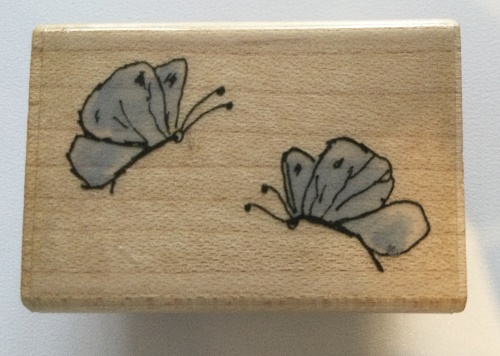 Penny Black 3457D  Wooden Stamp Butterfly Pair