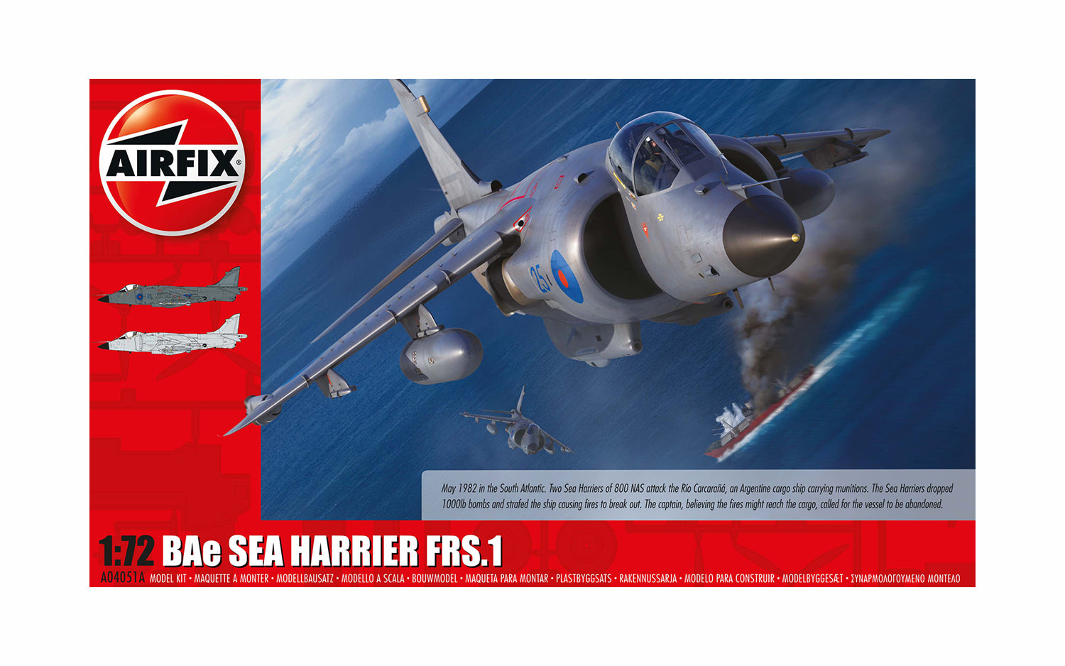 Airfix A04051A 1:72 Bae Sea Harrier FRS1