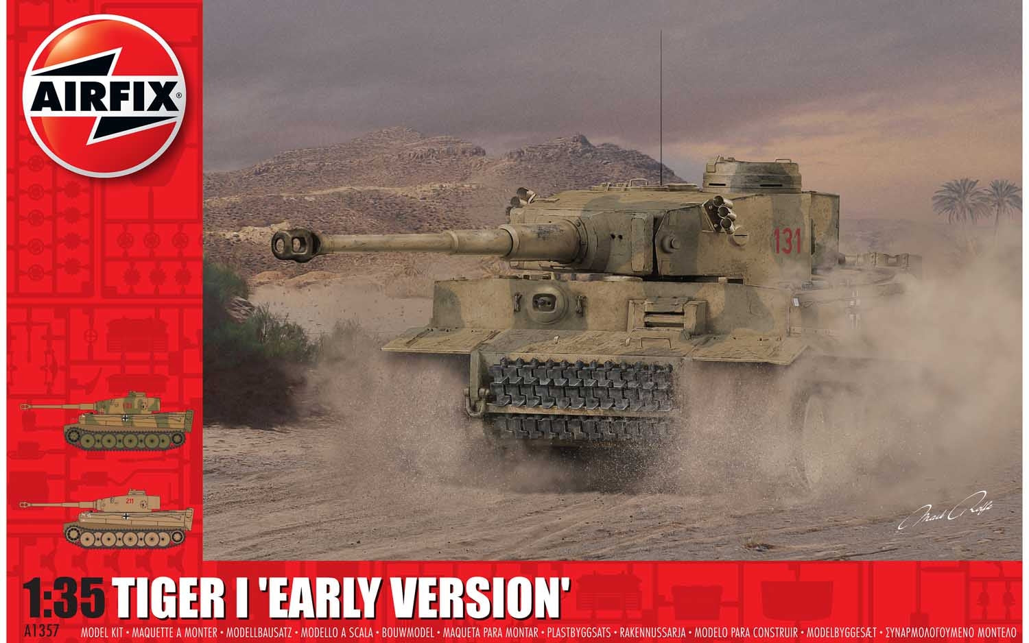 Airfix A1357 1:35 Tiger I Early Version