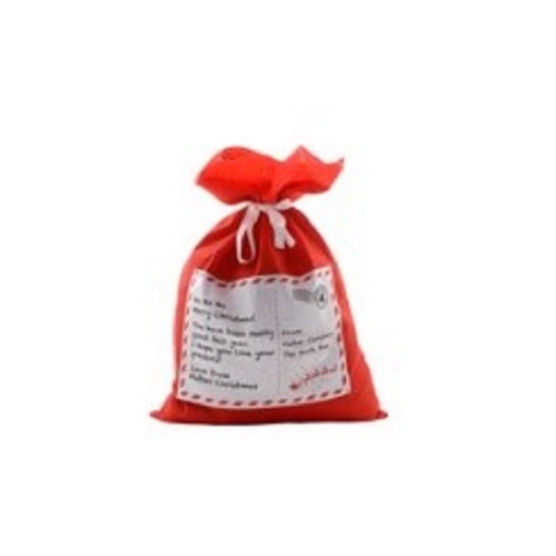 Festive 1m Large Red Sack With Dear Santa Design P024548