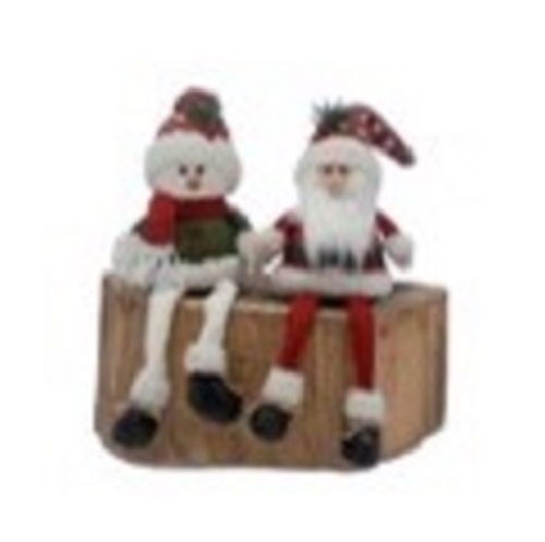 Festive 44cm Santa or Snowman with Dangly Legs P025764 *Please Read Description**