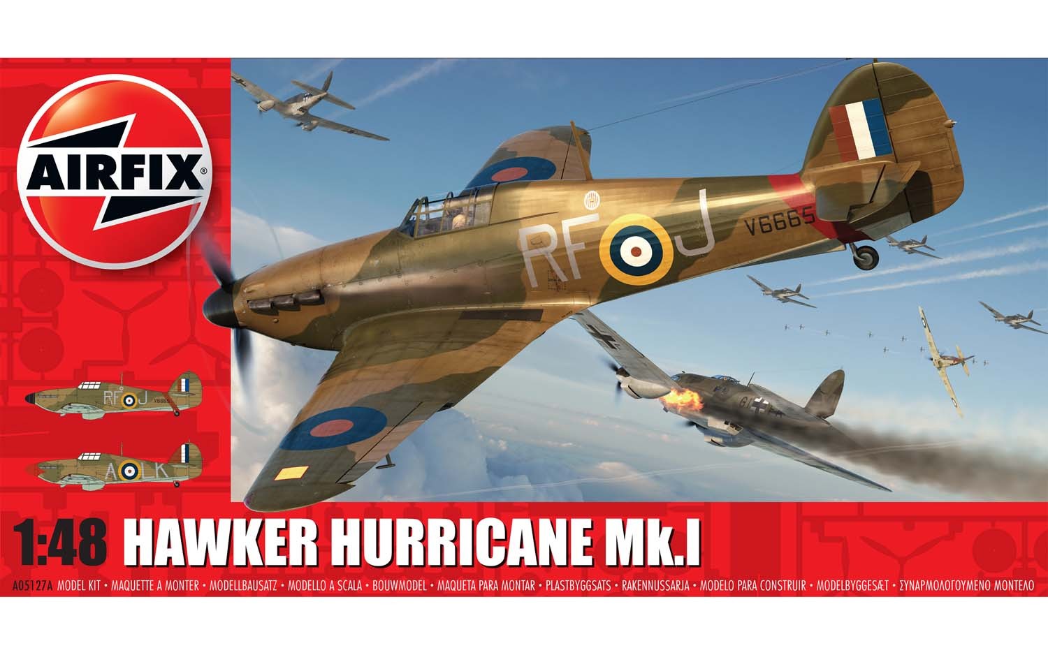 Airfix A05127A 1:48 Hawker Hurricane Mk.1